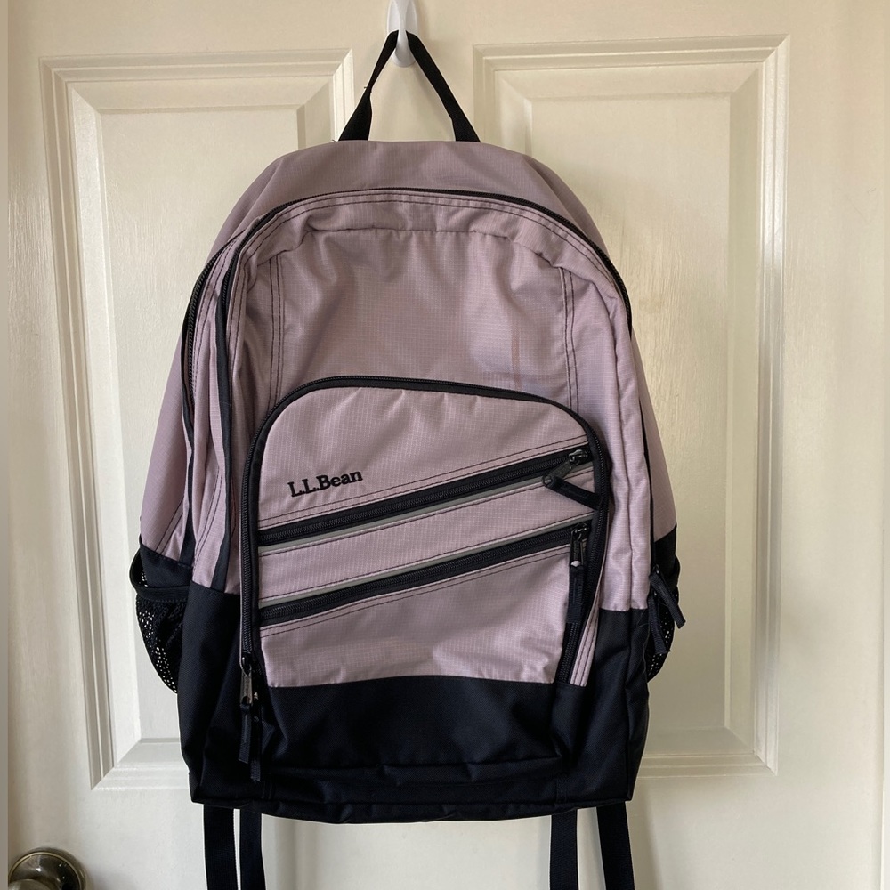 L.L. Bean Vintage Lavendar School Backpack